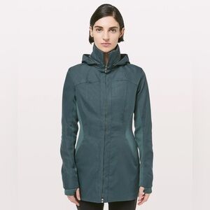 Lululemon Like A Glove Jacket - Size 0, Colour: Teal Shadow
